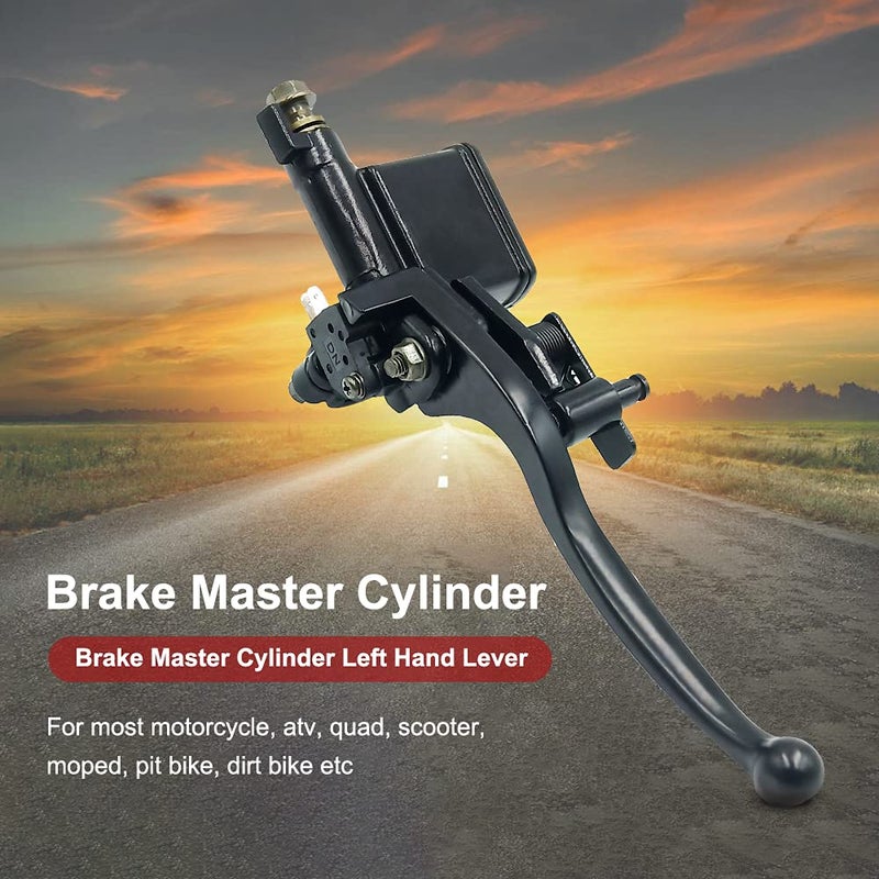 Triumilynn 7/8" 22mm Left Brake Lever Master Cylinder for 50CC 70cc 90cc 100cc 110cc 125cc 150cc 200cc 250CC Motorcyle Kids ATV Quad Moped Pit Dirt Bike - Image 5